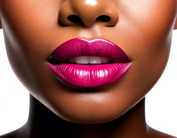 Woman wearing Yany beauty Forever Lipstick moisturizing