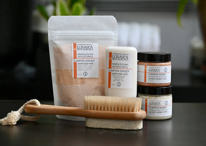 Pumpkin Ginger Pedi Spa Kit | Lunasea Botanicals