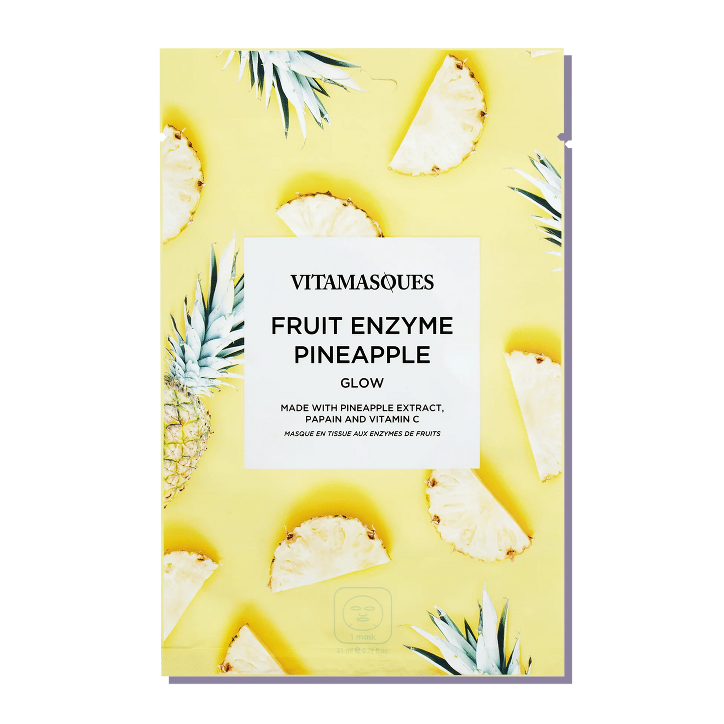 Pineapple Face Sheet Mask | Vitamasques