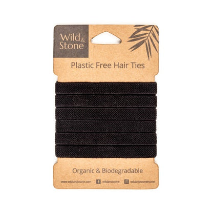 Hair Ties - Plastic Free - 6 Pack | Wild & Stone