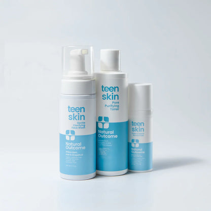 Teen Skin Kit - 3-Step Acne Clarifying Regimen | Natural Outcome