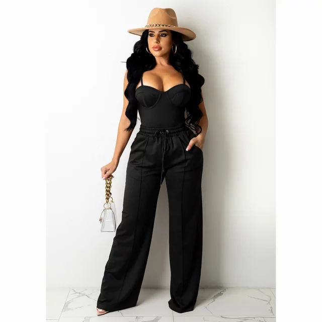 Ensemble pantalon bustier