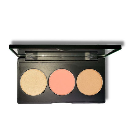 Confidence Pro-Cheek Palette | Bronzer, Blush, Contour, Shimm