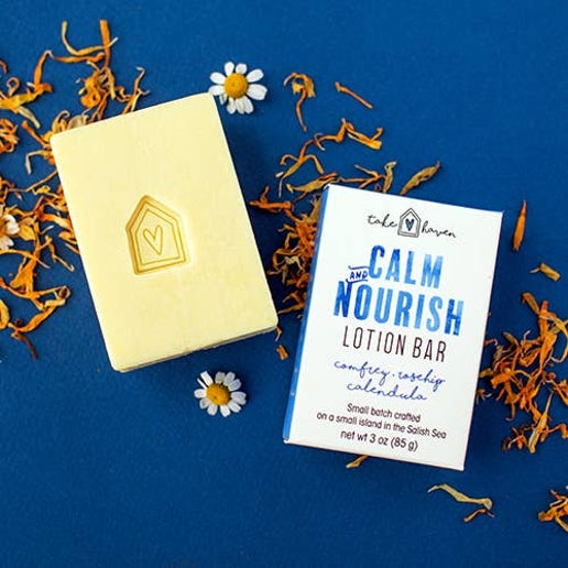 Herbal Lotion Bar: Calm & Nourish - Eco-friendly | Take Haven