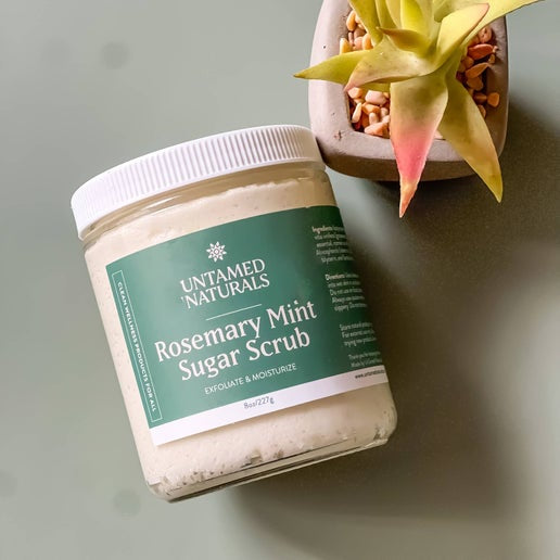 Rosemary Mint Sugar Scrub | Untamed Naturals