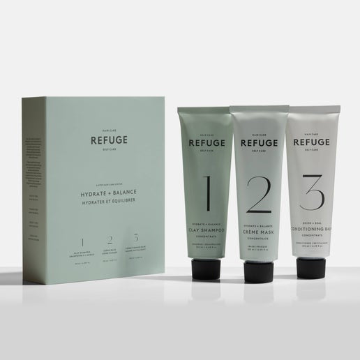 Hydrate + Balance 3-Step Hair Care System | Refuge