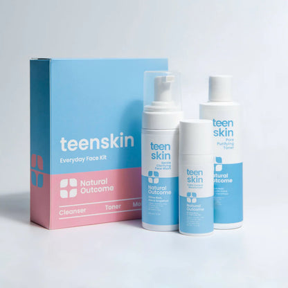 Teen Skin Kit - 3-Step Acne Clarifying Regimen | Natural Outcome