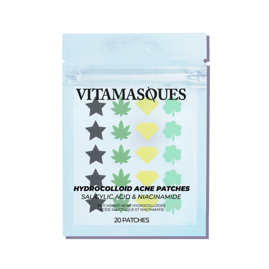 Hydrocolloid Acne Patches Salicylic & Niacinamide | Vitamasques