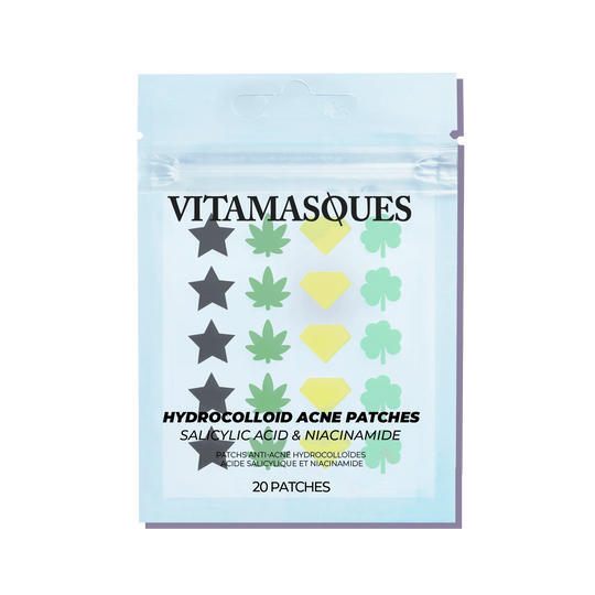 Hydrocolloid Acne Patches Salicylic & Niacinamide | Vitamasques