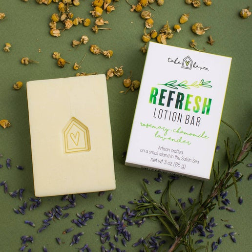 Herbal Lotion Bar: Refresh: Eco-friendly, Non-toxic | Take Haven