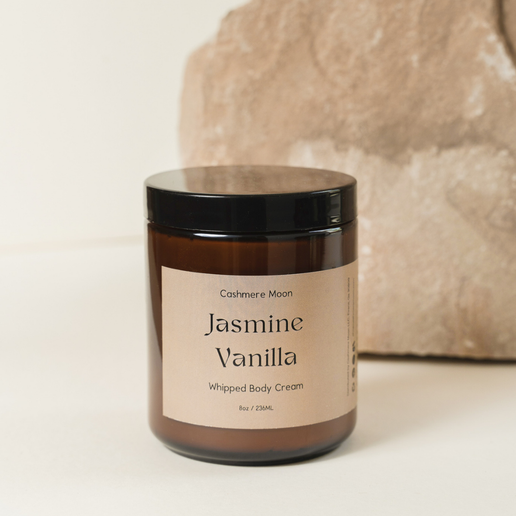 Jasmine Vanilla Whipped Body Cream | Cashmere Moon